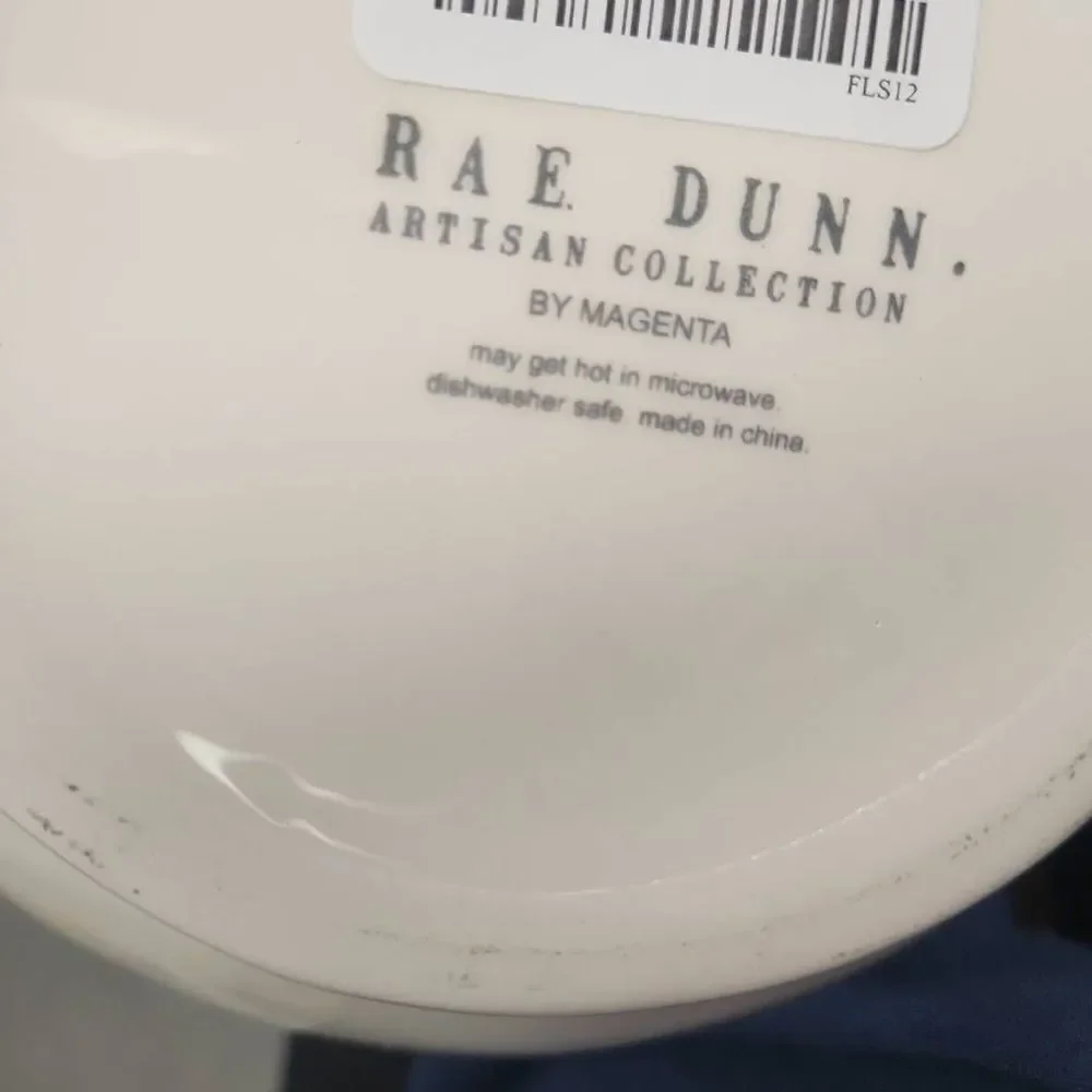 Rae Dunn Artisan Collection White Black Tea Pot
